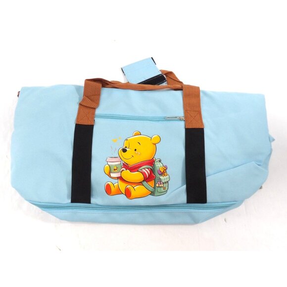 Winnie the Pooh Over Night Travel Bag with Shoe Compartment New - Picture 1 of 3